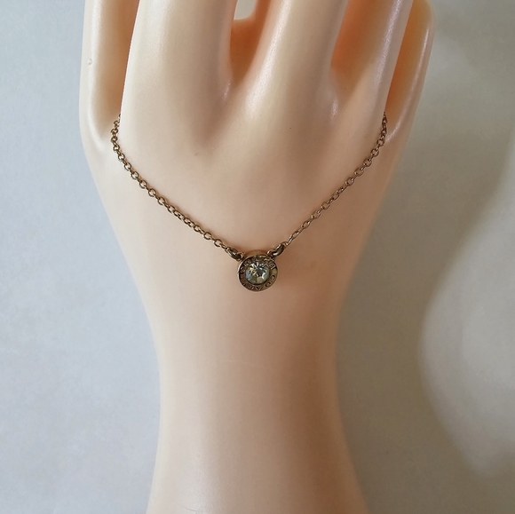 Coach Tea Rose Necklace - Picture 2 of 11